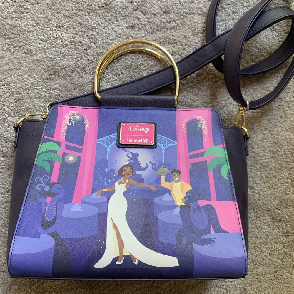NEW Disney Tiana Loungefly Crossbody Handbag